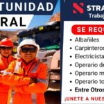 Oportunidad de Trabajo en Stracon empresa líder en Minería y Construcción